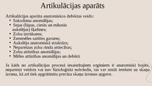 Presentations 'Dislālija - artikulācijas traucējumi perifērajā runas aparātā', 12.