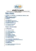 Summaries, Notes 'PHPBB userguide', 1.