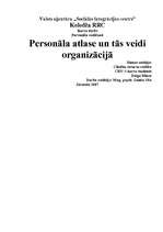 Research Papers 'Personāla atlase un tās veidi', 1.