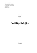 Research Papers 'Ievads sociālā psiholoģijā', 1.