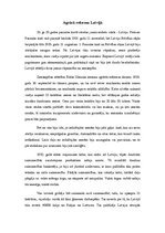 Essays 'Agrārā reforma Latvijā', 1.