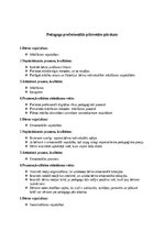 Summaries, Notes 'Pedagoga profesionālās pilnveides pārskats', 1.