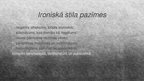 Presentations 'Ironiskais valodas stils', 4.