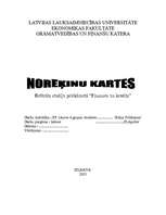 Research Papers 'Norēķinu karšu veidi', 1.