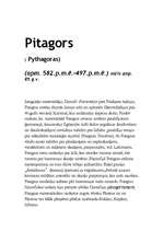 Summaries, Notes 'Pitagors', 1.