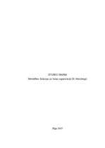 Research Papers 'Menedžeru funkcijas un lomas organizācijā (H.Mincbergs)', 1.
