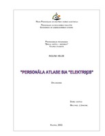 Term Papers 'Personāla piesaistīšana un atlase SIA "Elektriķis"', 14.