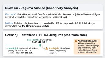 Presentations 'Investīciju projektu ekonomiskais novērtējums', 8.