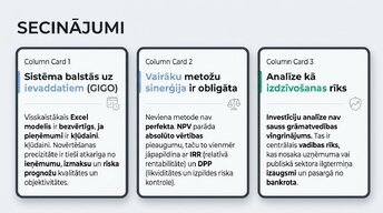 Presentations 'Investīciju projektu ekonomiskais novērtējums', 12.