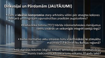 Presentations 'Koksnes izmantošana augstceltņu būvniecībā', 12.