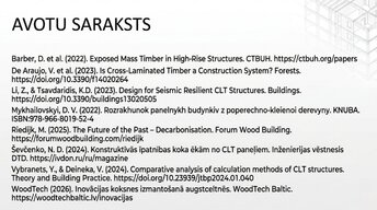 Presentations 'Koksnes izmantošana augstceltņu būvniecībā', 13.