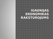 Presentations 'Igaunijas ekonomikas raksturojums', 1.