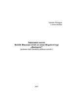 Research Papers 'Rūdolfa Blaumaņa novele un Annas Brigaderes luga "Raudupiete"', 1.