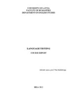 Research Papers 'Language Testing', 1.