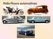 Presentations 'Rolls Royce zīmola attīstības vēsture', 8.