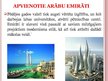 Presentations 'Apvienoto Arābu Emirātu ekonomikas attīstība', 9.
