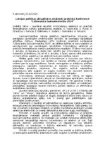 Essays 'Latvijas politikas aktualitātes zinātniski praktiskā konferencē “Līdzsvarota lau', 1.