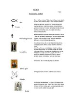 Summaries, Notes 'Kristietības, austrumu un grieķu kultūras simboli', 1.