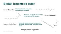 Presentations 'Esteri kosmētikā', 5.