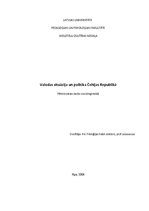 Research Papers 'Valodas situācija un politika Čehijas Republikā', 1.