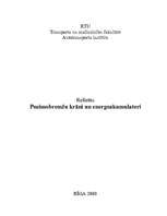 Research Papers 'Pneimobremžu krāni un energoakumulatori', 1.