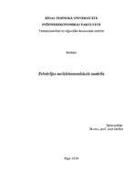 Research Papers 'Zviedrijas sociālekonomiskais modelis', 1.