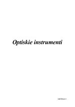 Summaries, Notes 'Optiskie instrumenti', 1.