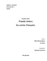 Research Papers 'Franču virtuve', 1.