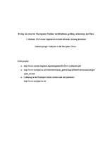 Essays 'Interest Groups: Lobbyist in the European Union ', 1.