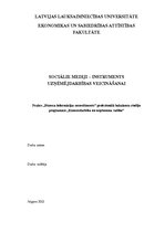 Practice Reports 'Sociālie mediji - instruments uzņēmējdarbības veicināšanai', 14.