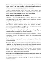 Essays 'The importance of family in a teenager’s life', 3.