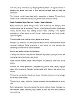Essays 'The importance of family in a teenager’s life', 9.