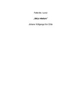 Research Papers 'Ideju vēsture - Johans Volfgangs fon Gēte', 1.