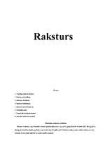 Research Papers 'Raksturs', 1.