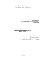 Practice Reports 'Prakse sociālajā institūcijā', 1.