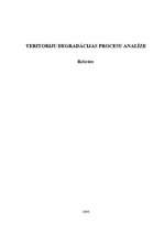 Research Papers 'Teritoriju degradācijas procesu analīze', 1.