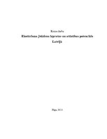 Research Papers 'Ekotūrisma jēdziena izpratne un attīstības potenciāls Latvijā', 1.