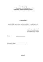Research Papers 'Standartizācija elektrisko un elektronisko iekārtu tirdzniecības nozarē', 1.