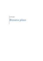 Business Plans 'Fotostudija "Fotolukss"', 1.