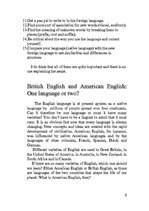 Research Papers 'How We Learn English. Two English Languages', 3.