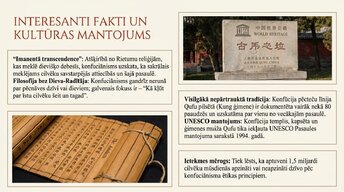 Presentations 'Konfūcianisms', 22.