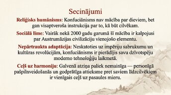 Presentations 'Konfūcianisms', 23.