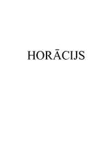 Research Papers 'Horācijs', 1.