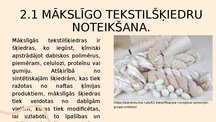 Presentations 'Mākslīgās tekstilšķiedras', 4.