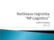 Presentations 'Noliktavu loģistika "NP Logistics"', 1.