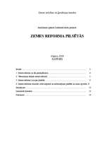 Research Papers 'Zemes reforma pilsētās', 1.