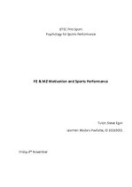 Research Papers 'Motivation and Sports Performance', 1.