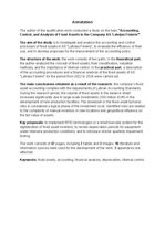 Summaries, Notes 'Pamatlīdzekļu uzskaite, kontrole un analīze uzņēmumā', 5.