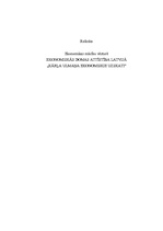 Research Papers 'Ekonomiskās domas attīstība Latvijā', 1.