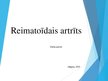 Presentations 'Reimatoīdais artrīts', 1.